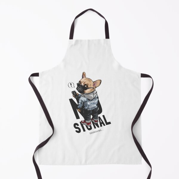 Item preview, no signal, dog holding phone, dog wear sunglasses holding phone designed and sold by GreyStanzione1.