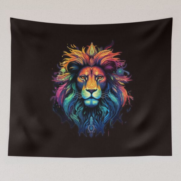 Item preview, Beautiful Colorful Lion Design designed and sold by neatdesignsbycm.