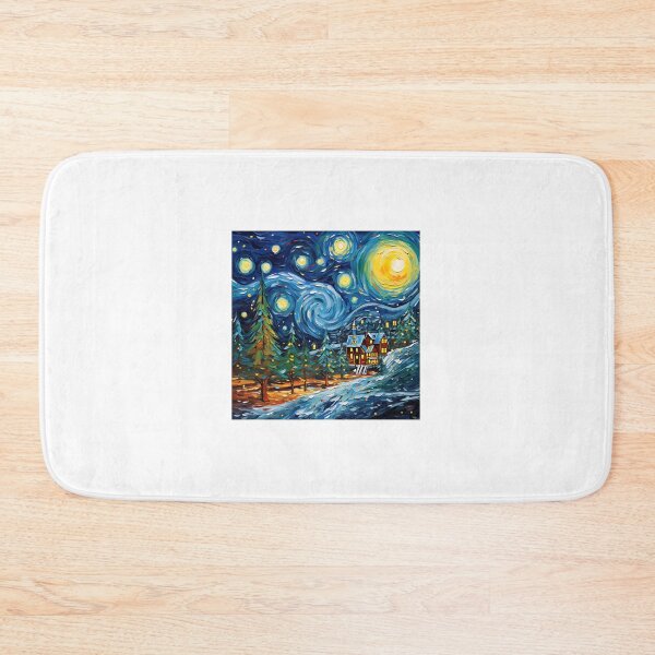 Item preview, Festive Brushstrokes: A Vibrant Christmas Celebration 1 designed and sold by Popqu1zArt.
