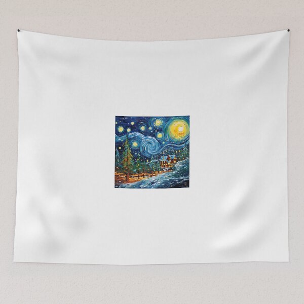 Item preview, Festive Brushstrokes: A Vibrant Christmas Celebration 1 designed and sold by Popqu1zArt.