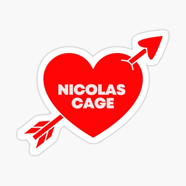 Item preview, In Love With Nicolas Cage designed and sold by Itsheartshop.