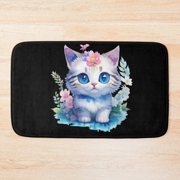Item preview, Enchanted Garden Cat designed and sold by pixclipart.