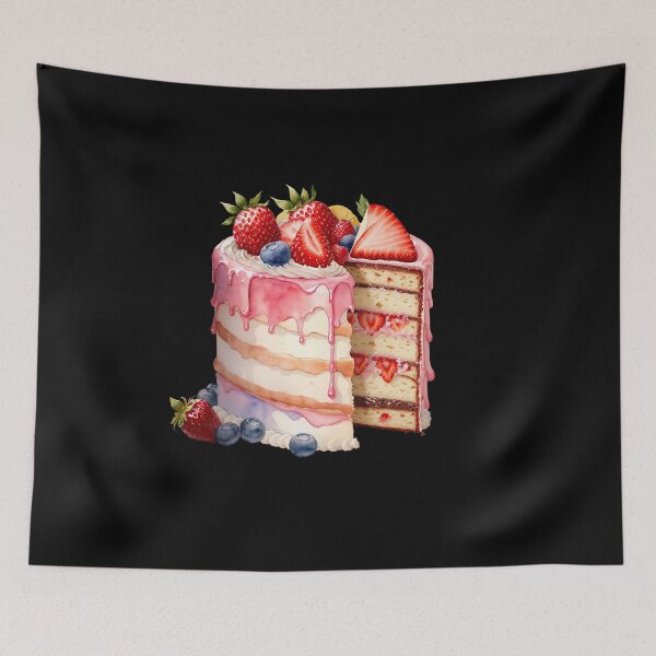 Item preview, Missing Slice of Wonderland Cake designed and sold by pixclipart.