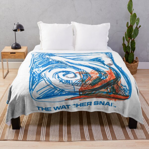 Item preview, The Watcher Snail (Ink drawing by AliceCCI) designed and sold by VanyssaGraphics.