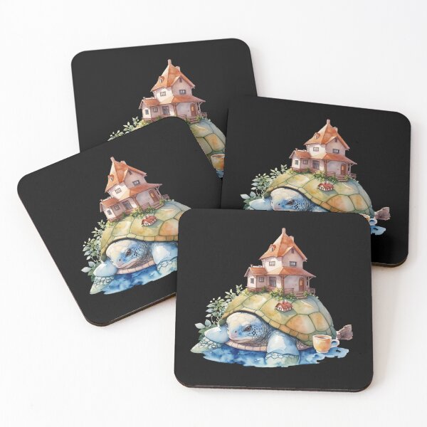 Item preview, Turtle's Cozy Coffee House designed and sold by pixclipart.