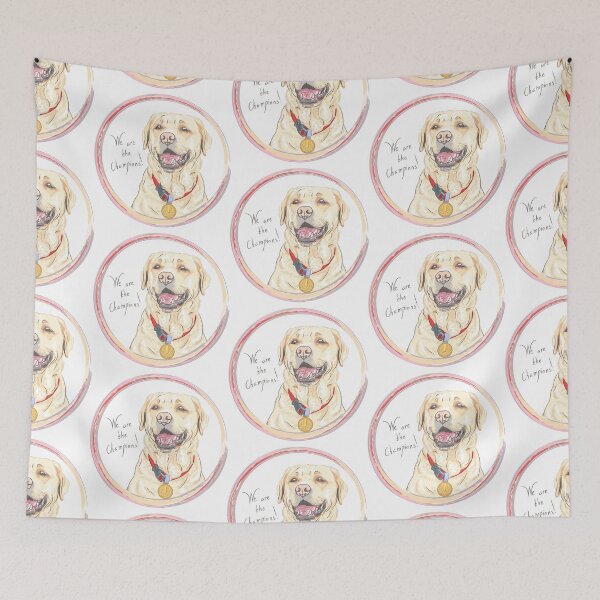 Item preview, cute Labrador, Labrador retriever the champion, dog the champion with gold medal  designed and sold by GreyStanzione1.