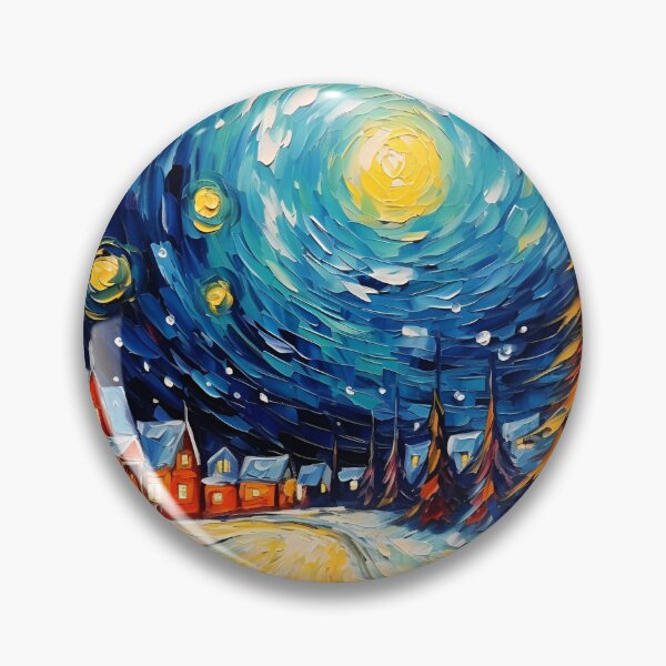 Item preview, Festive Brushstrokes: A Vibrant Christmas Celebration 3 designed and sold by Popqu1zArt.