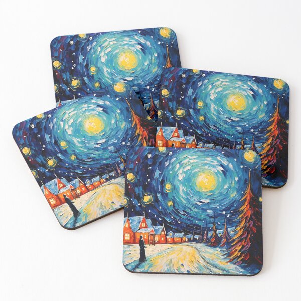 Item preview, Festive Brushstrokes: A Vibrant Christmas Celebration 3 designed and sold by Popqu1zArt.