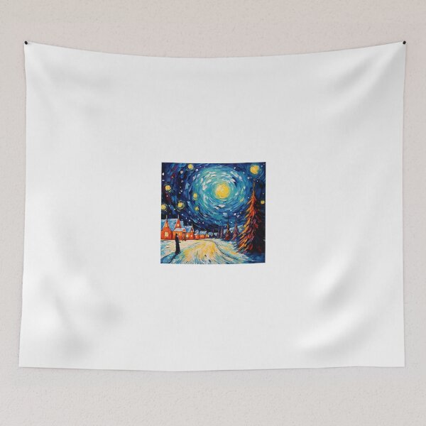 Item preview, Festive Brushstrokes: A Vibrant Christmas Celebration 3 designed and sold by Popqu1zArt.