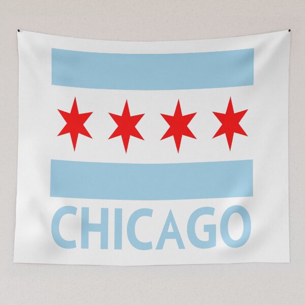 Item preview, Four Chicago flag stars designed and sold by The Happiness Market .