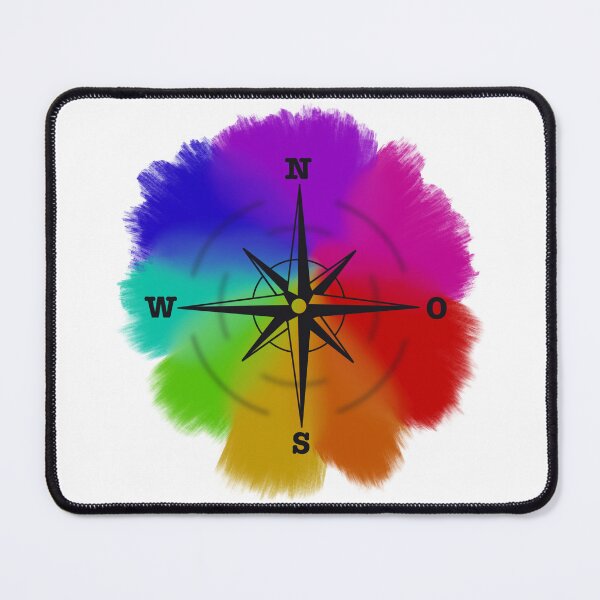 Item preview, Compass Rainbow Rose designed and sold by canjdm.