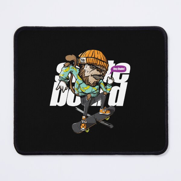 Item preview, Monkey playing skateboard, monkey skateboard, cool monkey skateboard designed and sold by GreyStanzione1.