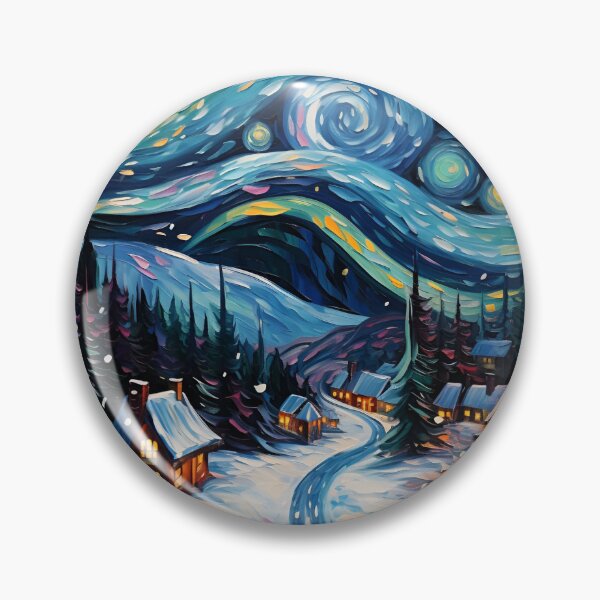 Item preview, Festive Brushstrokes: A Vibrant Christmas Celebration 4 designed and sold by Popqu1zArt.