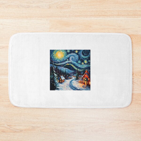 Item preview, Festive Brushstrokes: A Vibrant Christmas Celebration 4 designed and sold by Popqu1zArt.