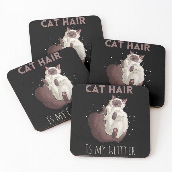 Item preview, Cat Hair is my Glitter - Ragdoll Furbaby - Gifts for Cat Lovers designed and sold by FelineEmporium.