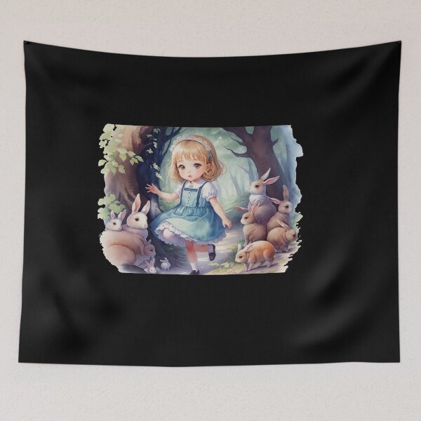 Item preview, Wonderland Rabbit Gathering designed and sold by pixclipart.