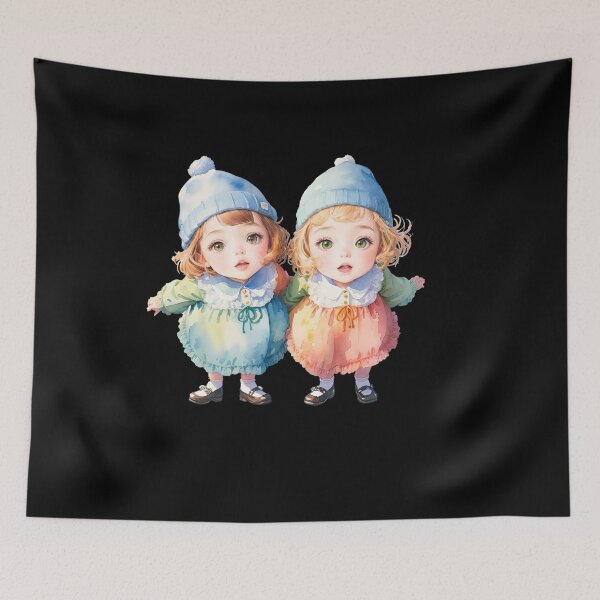 Item preview, Twin Wonderland Alices designed and sold by pixclipart.