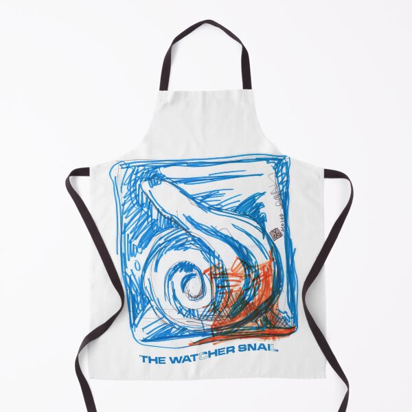 Item preview, The Watcher Snail (Ink drawing by AliceCCI) designed and sold by VanyssaGraphics.