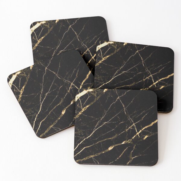Item preview, Black and Gold texture  marble  designed and sold by CulinaryCenter.
