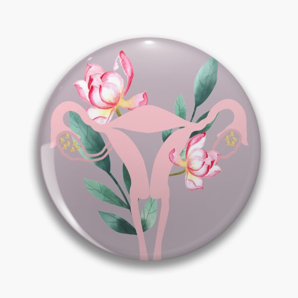 Item preview, Floral female reproductive system hysterectomy memory gift designed and sold by Lady-Frost.