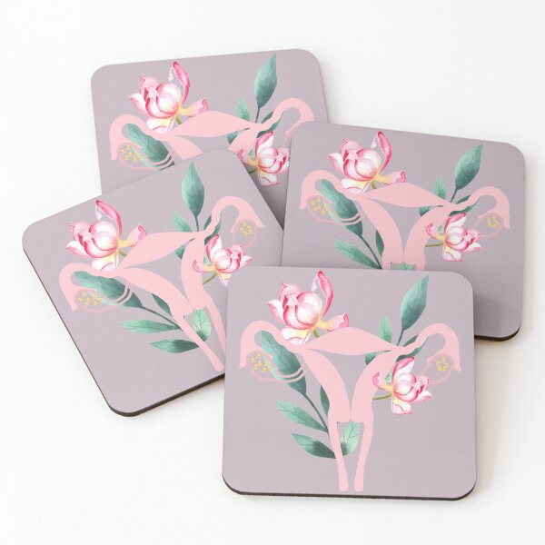 Item preview, Floral female reproductive system hysterectomy memory gift designed and sold by Lady-Frost.