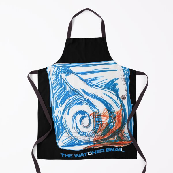 Item preview, The Watcher Snail (Ink drawing by AliceCCI) designed and sold by VanyssaGraphics.