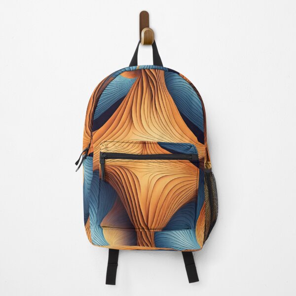 Item preview, Blue & Yellow Abstract Curves Pattern. designed and sold by ARichArts.