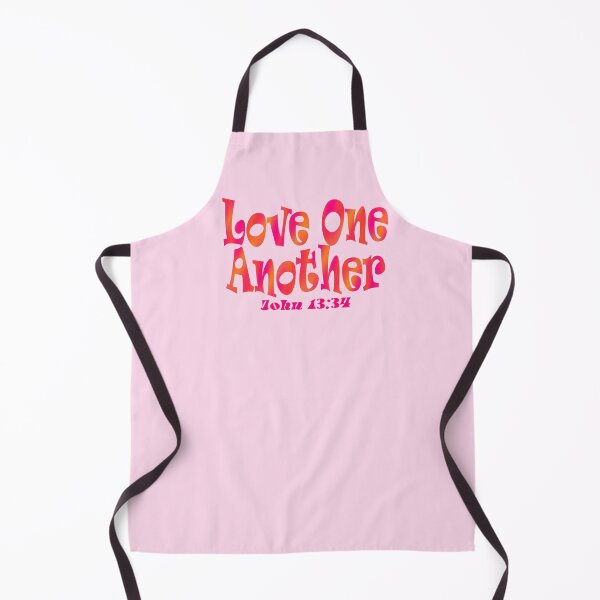 Item preview, Love One Another (John 13:34) Retro Psychedelic Christian Bible Quote designed and sold by TheCatholicLady.