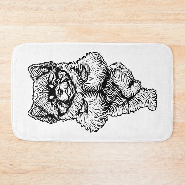 Item preview, Pomeranian Yoga Dog Puppy Funny Tree Pose Vrikshasana designed and sold by GrandeDuc.