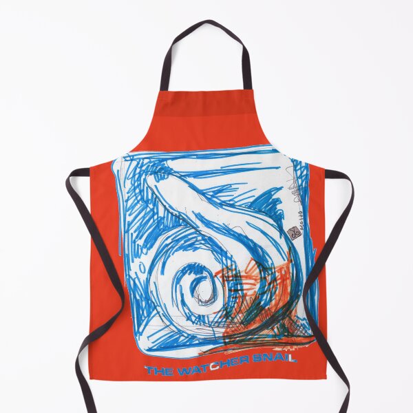 Item preview, The Watcher Snail (Ink drawing by AliceCCI) designed and sold by VanyssaGraphics.