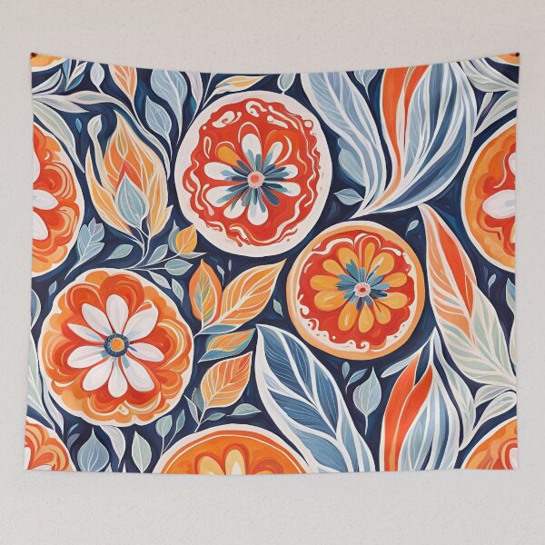 Item preview, Gouache Flower Fruits Pattern. designed and sold by ARichArts.