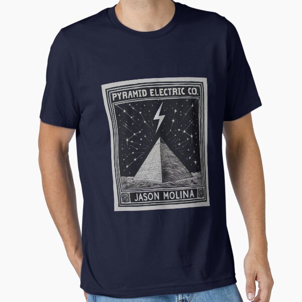 Vista previa del artículo con la obra «Jason Molina - Pyramid Electric Co.», diseñado y vendido por Wanderdreaming.