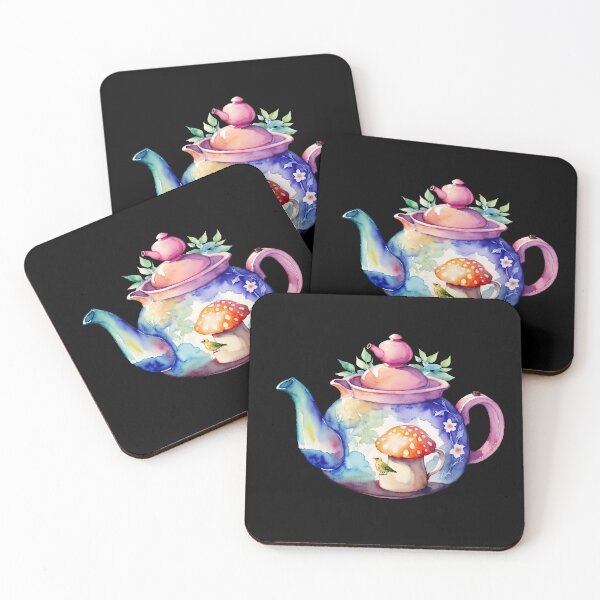 Item preview, Whimsical Teapot Wonderland designed and sold by pixclipart.