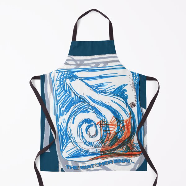 Item preview, The Watcher Snail (Ink drawing by AliceCCI) designed and sold by VanyssaGraphics.