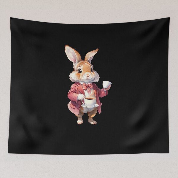 Item preview, Suited Rabbit's Coffee Break designed and sold by pixclipart.