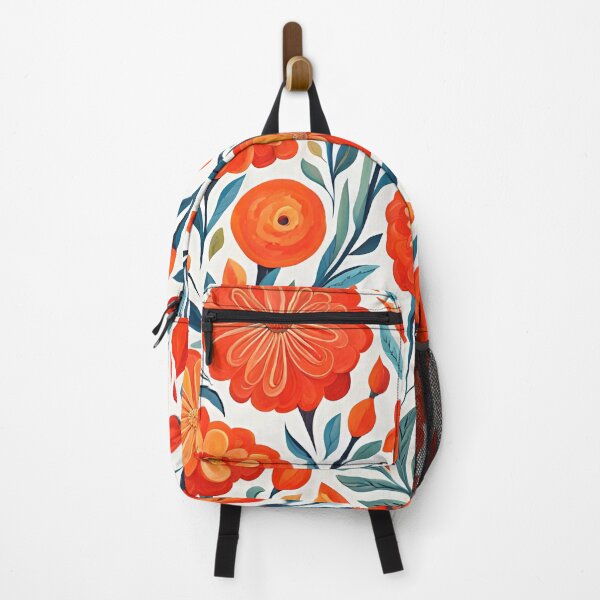 Item preview, Gouache Orange Flowers Pattern. designed and sold by ARichArts.