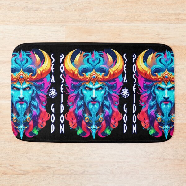 Item preview, Poseidon Fierce Greek God of Seas from Olympus designed and sold by Ridiculam Toga.