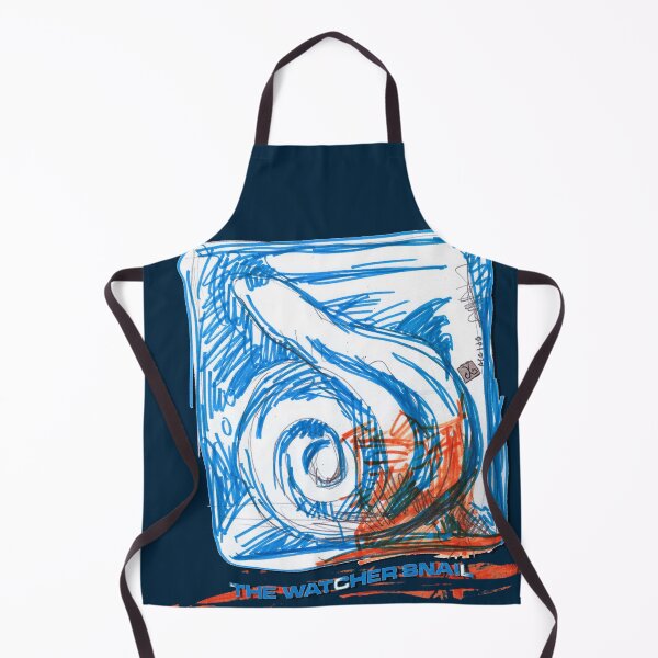 Item preview, The Watcher Snail (Ink drawing by AliceCCI) designed and sold by VanyssaGraphics.