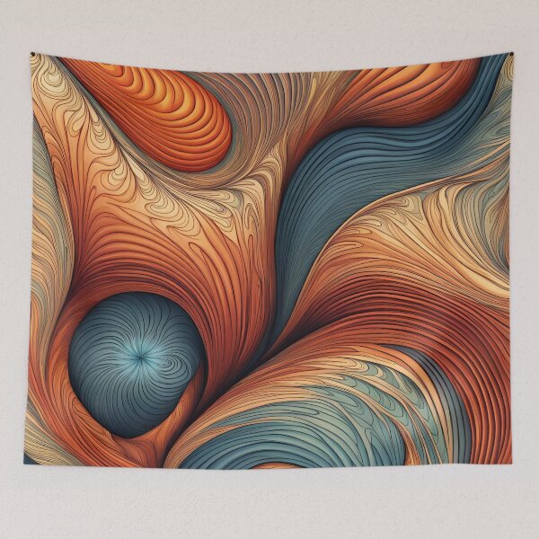 Item preview, Dessert Abstract Curves Pattern. designed and sold by ARichArts.