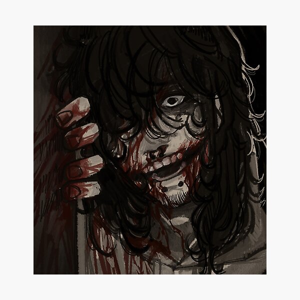 Jeff The Killer - Creepypasta Stylized Photographic Print for Sale by  Xiketico