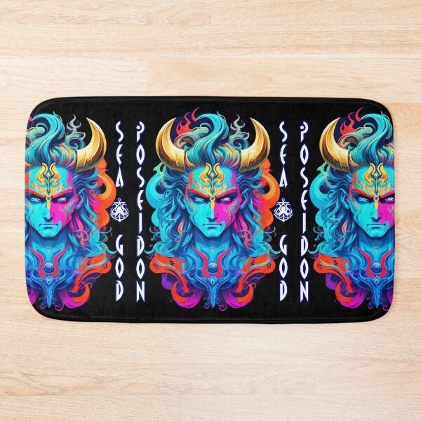 Item preview, Poseidon Fierce Greek God of Ocean from Olympus designed and sold by Ridiculam Toga.
