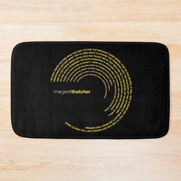 Item preview, Margaret Thatcher famous quotes poster [gold] designed and sold by CMYKStudio.