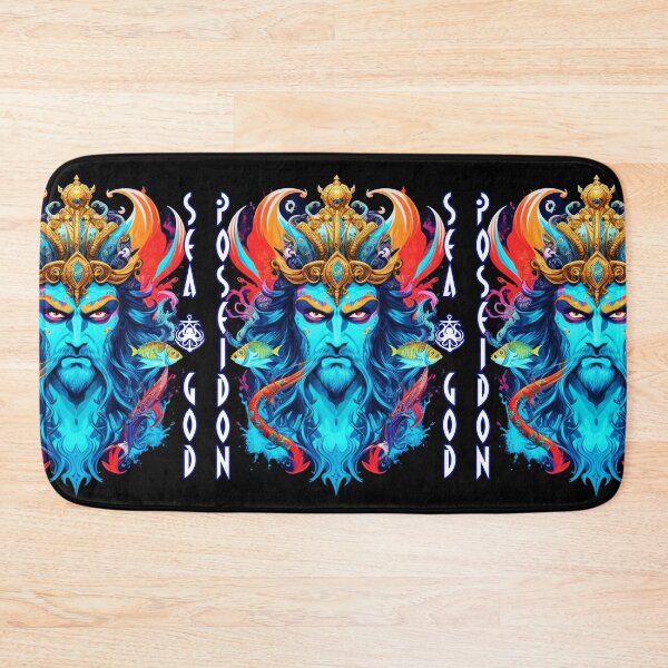 Item preview, Poseidon Fierce Greek God of Oceans from Olympus designed and sold by Ridiculam Toga.