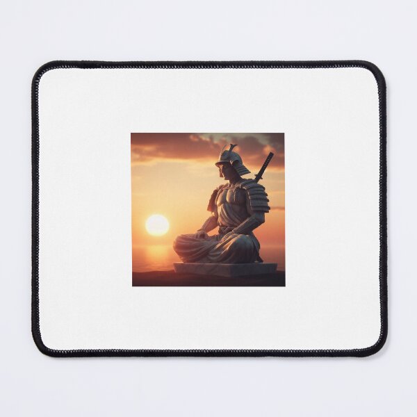 Item preview, Samurai meditating designed and sold by Hikel-Design.