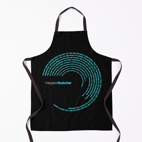 Item preview, Margaret Thatcher famous quotes poster [aqua] designed and sold by CMYKStudio.