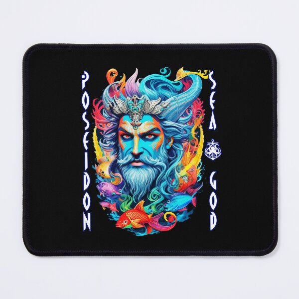 Item preview, Poseidon Fierce Greek God of Sea and Storms from Olympus designed and sold by Ridiculam Toga.