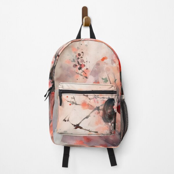 Item preview, Japanese, maiko, haiku, geisha, portrait, watercolor, painting, geiko, japan, nihonga, sumi-e, kimono, sakura, floral, cherry blossom designed and sold by KsaveraArt.