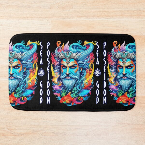 Item preview, Poseidon Fierce Greek God of Sea and Storms from Olympus designed and sold by Ridiculam Toga.