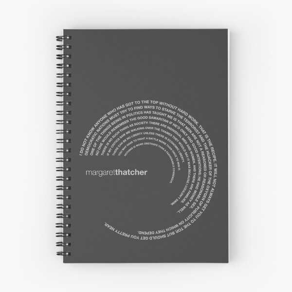 Item preview, Margaret Thatcher famous quotes poster [silver] designed and sold by CMYKStudio.