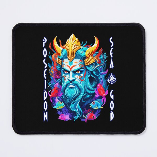 Item preview, Poseidon Fierce Greek God of Seas and Storms from Olympus designed and sold by Ridiculam Toga.